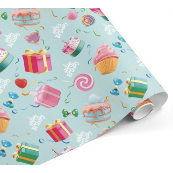 Papel de Regalo "Happy" (Varios modelos)